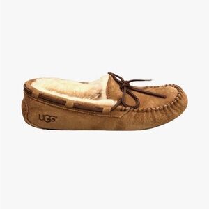 UGG Chestnut Suede Moccasin with Bow